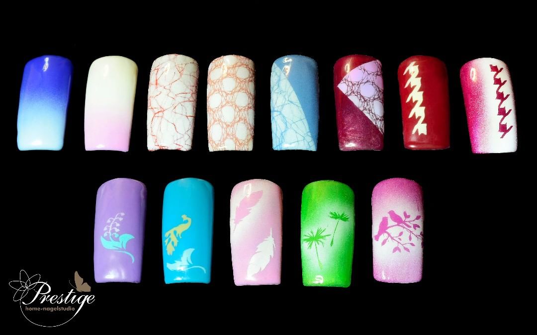Prestige Nagelstudio Aribrush auf Tips